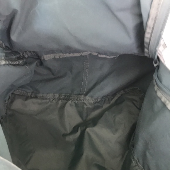 Fjallraven Kanken backpack, green, checker straps - Picture 11 of 13